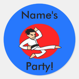 Stickers Dynamite Martial Arts Party