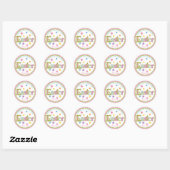 Stickers EASTER avec Pointes (Feuille)