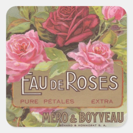 Stickers Eau de Roses (Devant)
