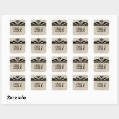 Stickers Ebony Elegant Deco Graduation (Feuille)