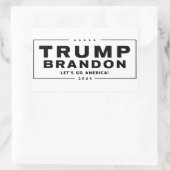 Stickers électoraux Trump Brandon 2024™ (Noir) (Sac)
