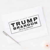 Stickers électoraux Trump Brandon 2024™ (Noir) (Enveloppe)