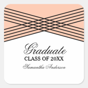 Stickers Élégant Déco Coral Graduation