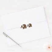 Stickers Eléphants Brown {TBA} (Enveloppe)
