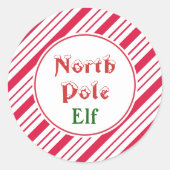 Stickers Elf du Pôle Nord (Devant)