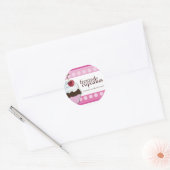Stickers emballage Cupcake (Enveloppe)