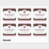 Stickers Emballage Cute Cupcake (Feuille)