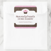 Stickers Emballage Cute Cupcake (Sac)