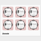 Stickers Emballage Silhouette Cupcake (Feuille)