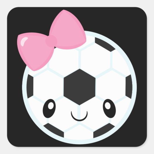 Stickers Emoji Ball Girl Soccer (Devant)