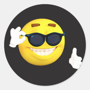 Stickers Emoji face "pouces vers le haut"