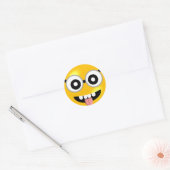 Stickers Emoji fou (Enveloppe)