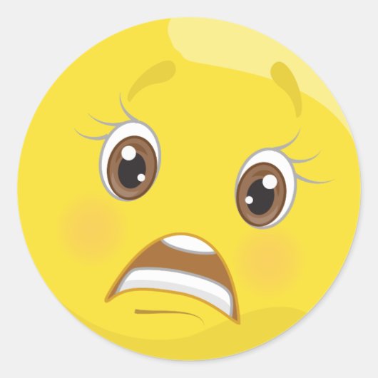 Stickers Emoji inquiets (Devant)