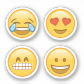 Stickers Emoji mignon Coeurs LOL (Devant)