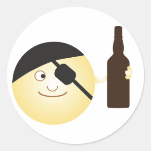 Stickers Emoji Pirate Aimer Rum