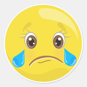 Stickers Emoji Pleurant Triste
