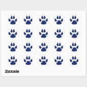 Stickers Empreintes de pattes de chien (Feuille)