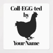 Stickers en carton d'oeuf Coll-EGG-ted par VOTRE N (Design 1)