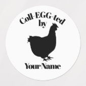 Stickers en carton d'oeuf Coll-EGG-ted par VOTRE N (Design 2)