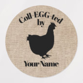 Stickers en carton d'oeuf Coll-EGG-ted par VOTRE N (Design 1)
