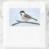 Stickers en chickadee à capuche noire (Sac)