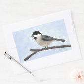 Stickers en chickadee à capuche noire (Enveloppe)