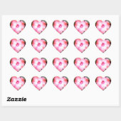 Stickers en fleurs roses (Feuille)