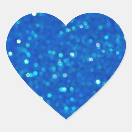 Stickers en forme de coeur bleu nuit (Devant)