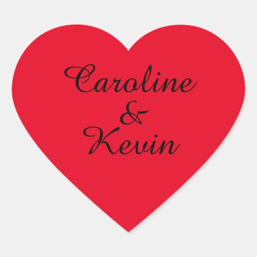 Stickers en forme de coeur pour couples (Devant)