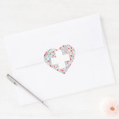 Stickers en forme de coeur premiers intervenants (Enveloppe)