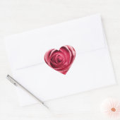 Stickers en forme de coeur rose (Enveloppe)