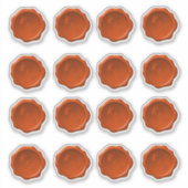 Stickers en forme de Mariage de sceau de cire (Devant)