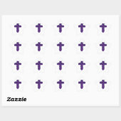 Stickers en forme d'étoile papillon violet (Feuille)