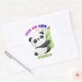 🐼 Stickers en labels - Knuffel me als een panda (Envelop)
