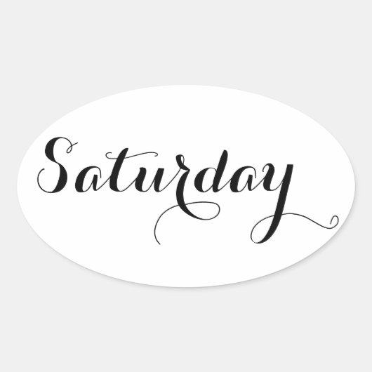 Stickers en semaine : samedi (Devant)