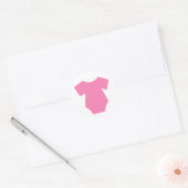 Stickers en tenue rose (Enveloppe)