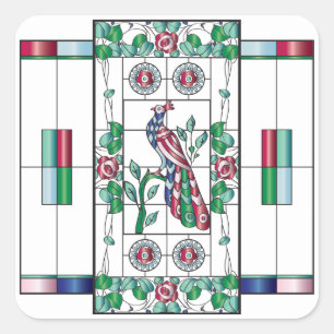 Stickers en verre de Mah Jongg