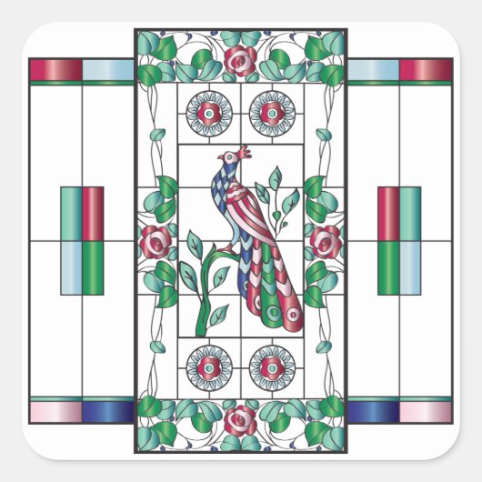 Stickers en verre de Mah Jongg (Devant)