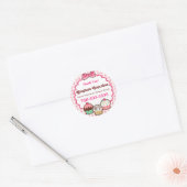 Stickers En vichy Cupcakes (Enveloppe)