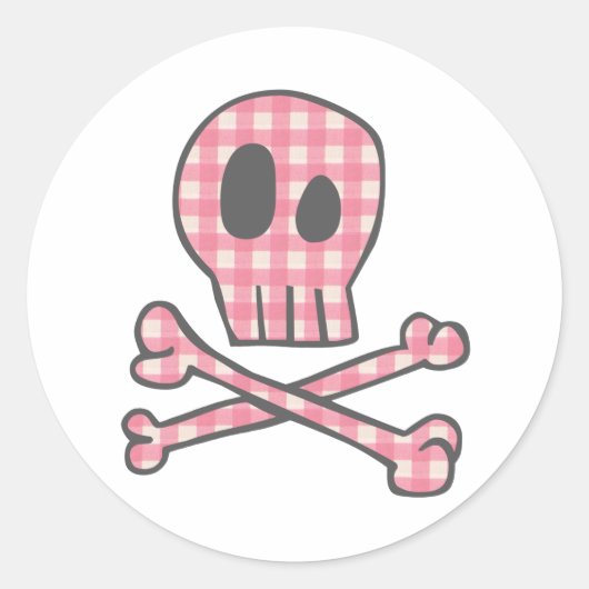 Stickers En vichy rose (Devant)