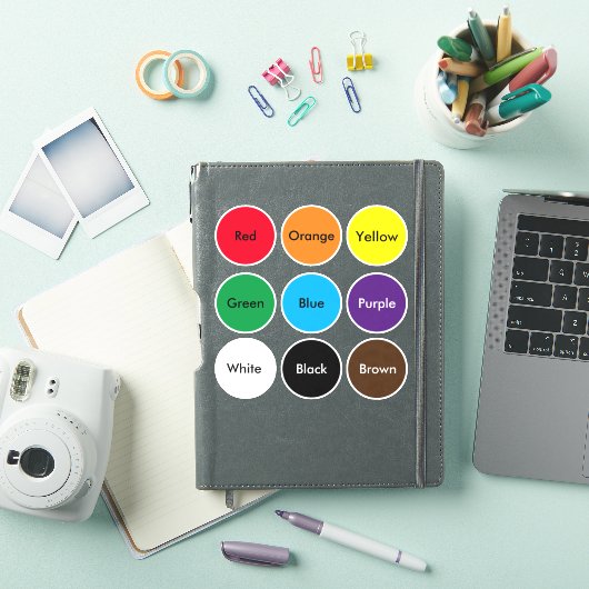 Stickers en vinyle couleur (Couverture iPad)