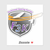 Stickers en vinyle coupé sur mesure avec Emblème F (Feuille)