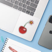 Stickers en vinyle coupé sur mesure parties scinti (Ordinateur portable avec iPhone)