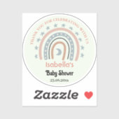 Stickers en vinyle coupé sur mesure pour Baby show (Feuille)