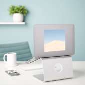 Stickers en vinyle de 6 po x 6 po sur mesure (Ordinateur portable sur le bureau)