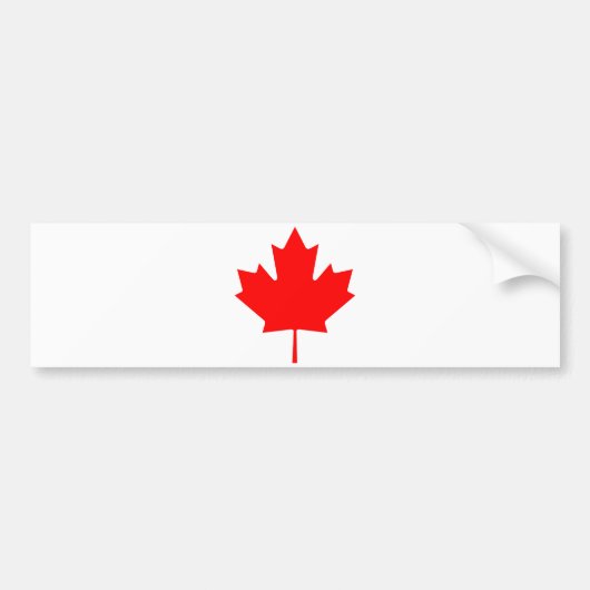Stickers en vinyle feuille d'érable du Canada, Vin (Devant)