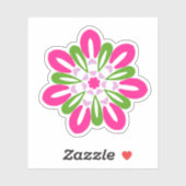 Stickers en vinyle floral sur mesure (Feuille)