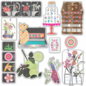 Stickers en vinyle Mah Jongg Mix03 (Devant)