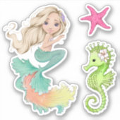 Stickers en vinyle Mermaid Life (Devant)