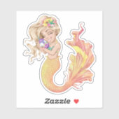Stickers en vinyle Mermaid Life (Feuille)